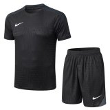 Nike Sets  Black 1:1 Quality Soccer Jersey  25-26