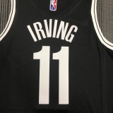 Brooklyn Nets Black #11 IRVING 1:1 Quality NBA  Season Jerseys 75 Year