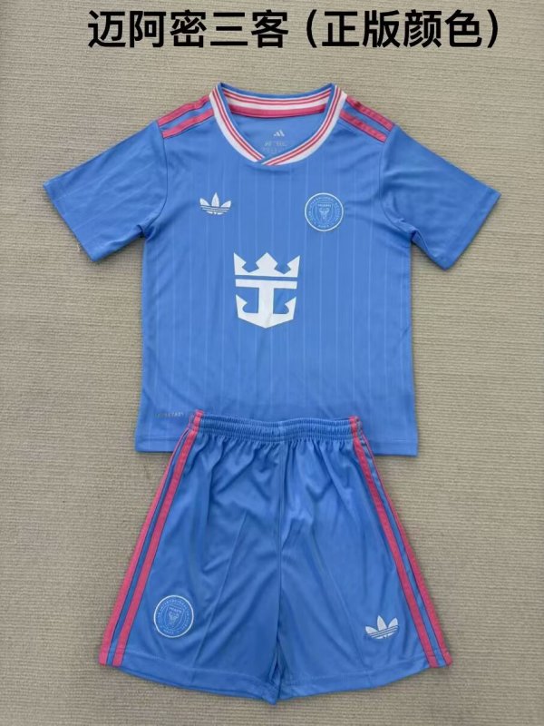 miami third away  fans kits  1:1 Quality Soccer Jersey   25-26 (kids and man )