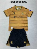 Real Sociedad away Kids  1:1 Quality Soccer Jersey   24-25