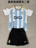 Real Oviedo Third Away Fans  (Kids and Man)  1:1 Quality Soccer Jersey  25-26