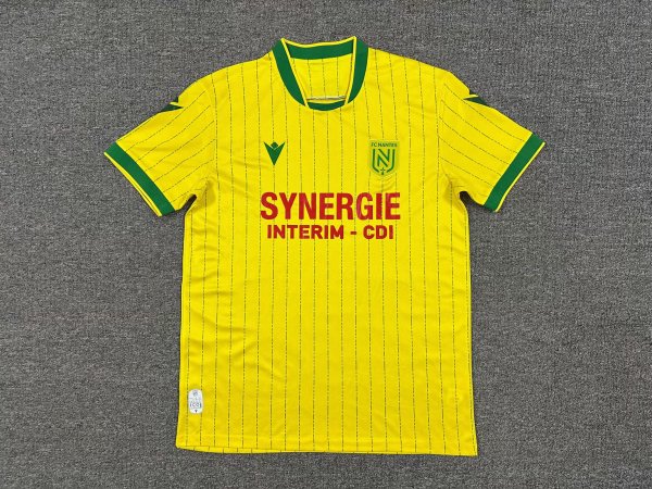 FC Nantes Home  Fans 1:1 Quality Soccer Jersey  25-26