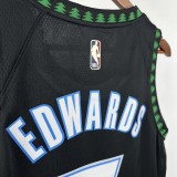 Minnesota Timberwolves  Black Retro  #5 EDWARDS NBA Jerseys  2026