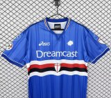 Retro Sampdoria Home Fans 1:1 Quality Soccer Jersey 2000-2001