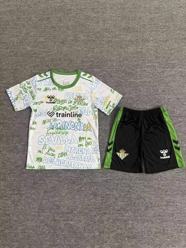 Real Betis Special Edition Kids Fans  1:1 Quality Soccer Jersey  25-26