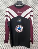 Retro Newcastle Hoodie Red Black Jacket  Tracksuit  1:1 Quality Soccer Jersey  25-26