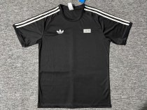 Adidas Clover T-shirt  Black 1:1 Quality Soccer Jersey  25-26