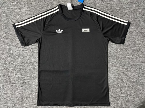 Adidas Clover T-shirt  Black 1:1 Quality Soccer Jersey  25-26