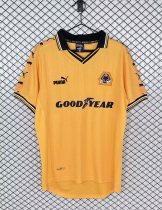 Retro Wolves Home Fans  1:1 Quality Soccer Jersey  1998-1999