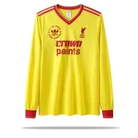Retro Liverpool long   Away  1:1 Quality Soccer Jersey  1985-1986
