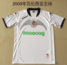Retro Valencia  home fans 1:1 Quality Soccer Jersey  2009