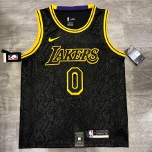 Los Angeles Lakers Black Mamba Great Snake Edition #0 KUZMA 1:1 Quality NBA Season Jerseys