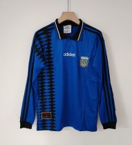 Retro Argentina Away  Long 1:1 Quality Soccer Jersey  1994