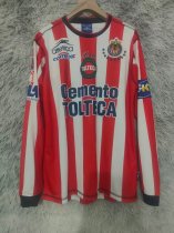 Retro Chivas Home Long sleeve 1:1 Quality Soccer Jersey  2002-2003