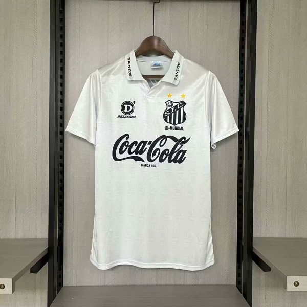 Santos Home fans 1:1 Quality Soccer Jersey   25-26