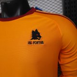 Retro Roma Long sleeve T-shirt Special Edition Red 1:1 Quality Soccer Jersey 25-26