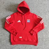 Lyon Hoodie Black Blue Green  Red  Grey  White Jacket  Tracksuit  1:1 Quality Soccer Jersey  25-26