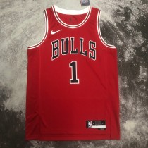 Chicago Bulls Red #1 ROSE 1:1 Quality NBA  Season Jerseys  2023