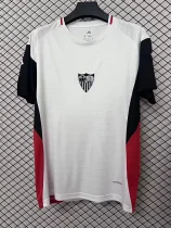 Sevilla White Training Fans  1:1 Quality Soccer Jersey  25-26