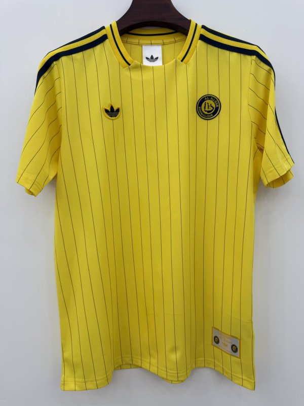 Nassr T-shirt Retro leisure  Yellow 1:1 Quality Soccer Jersey 26-27 (2026)
