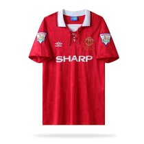 Retro  Manchester United Home have patch  1:1 Quality Soccer Jersey  1992-1994