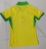 Brazil Home Women fans  1:1 Quality Soccer Jersey   24-25