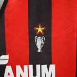 Retro Ac Home 1:1 Quality Soccer Jersey   1989-1990