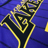 Los Angeles Lakers #23 JAMES  Purple 1:1 Quality NBA Season Jerseys 2018