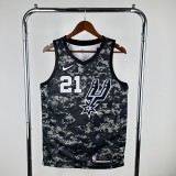 San Antonio Spurs camouflage #21 DUNCAN  1:1 Quality NBA  Season Jerseys