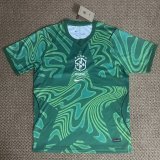 Brazil Goalkeeper  Fans  Green 1:1 Quality Soccer Jersey 26-27 (2026)