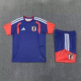 Japan  Training  Fans Kits Blue (Kids And Man ) 1:1 Quality Soccer Jersey 26-27 (2026)