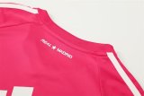 Retro Real Madrid Training  Pink 1:1 Quality Soccer Jersey   2014-2015