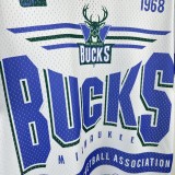 Retro Milwaukee Bucks Mitchellness  White 1:1 Quality NBA Jerseys  2026