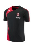 Retro AC Training Black Fans 1:1 Quality Soccer Jersey 2007-2008