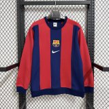 Barcelona Hoodie Red Blue Jacket  Tracksuit  1:1 Quality Soccer Jersey  25-26