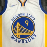 Golden State Warriors White V-Neck #9 IGUODALA 1:1 Quality NBA Season Jerseys  75 Year