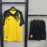 Dortmund Home With Pants Sets Fans 1:1 Quality Soccer Jersey  25-26