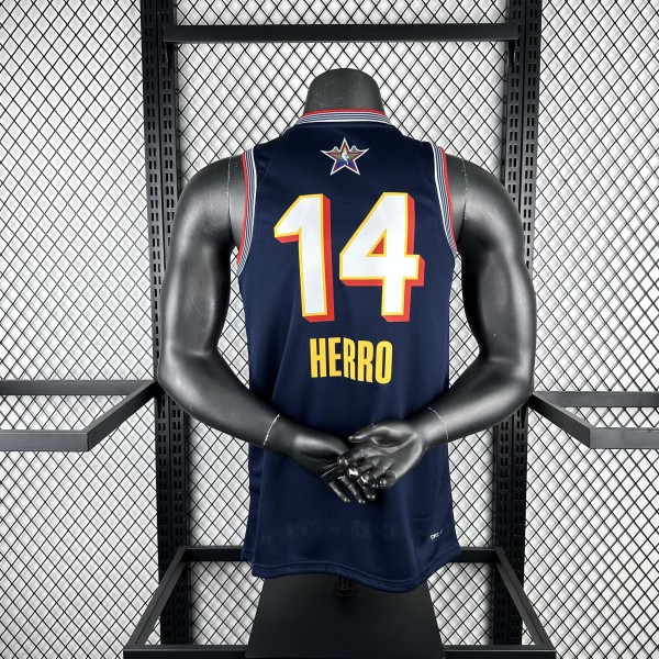 ALL STAR Dark blue #14 HERRO NBA  Jerseys  2025