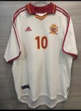 Retro Spain away 1:1 Quality Soccer Jersey  2000