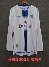 Retro Chelsea  long  Away 1:1 Quality Soccer Jersey   2003-2005