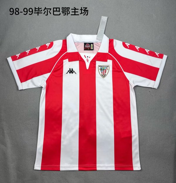Retro Bilbao Home 1:1 Quality Soccer Jersey   1997-1998