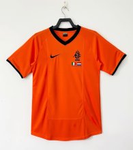 Retro Netherlands Home fans 1:1 Quality Soccer Jersey  2002