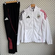 Ajax  Windbreaker Sets With pants  White 1:1 Quality Soccer Jersey  25-26