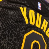 Los Angeles Lakers Black Mamba Great Snake Edition #0 YOUNG 1:1 Quality NBA Season Jerseys