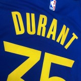 Golden State Warriors Blue V-Neck  #35 DURANT 1:1 Quality NBA Season Jerseys 2020