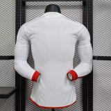 Flamenco away Long sleeves player  1:1 Quality Soccer Jersey   24-25