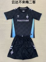 SV Werder Bremen third away kids  1:1 Quality Soccer Jersey   24-25