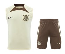 Corinthians Training clothing Vest  set  1:1 Quality Soccer Jersey    24-25