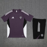 Manchester United Training  Fans Kits  1:1 Quality Soccer Jersey 25-26 (Kids And Man )