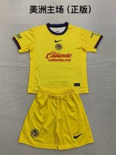 Club America  Home kids 1:1 Quality Soccer Jersey  24-25